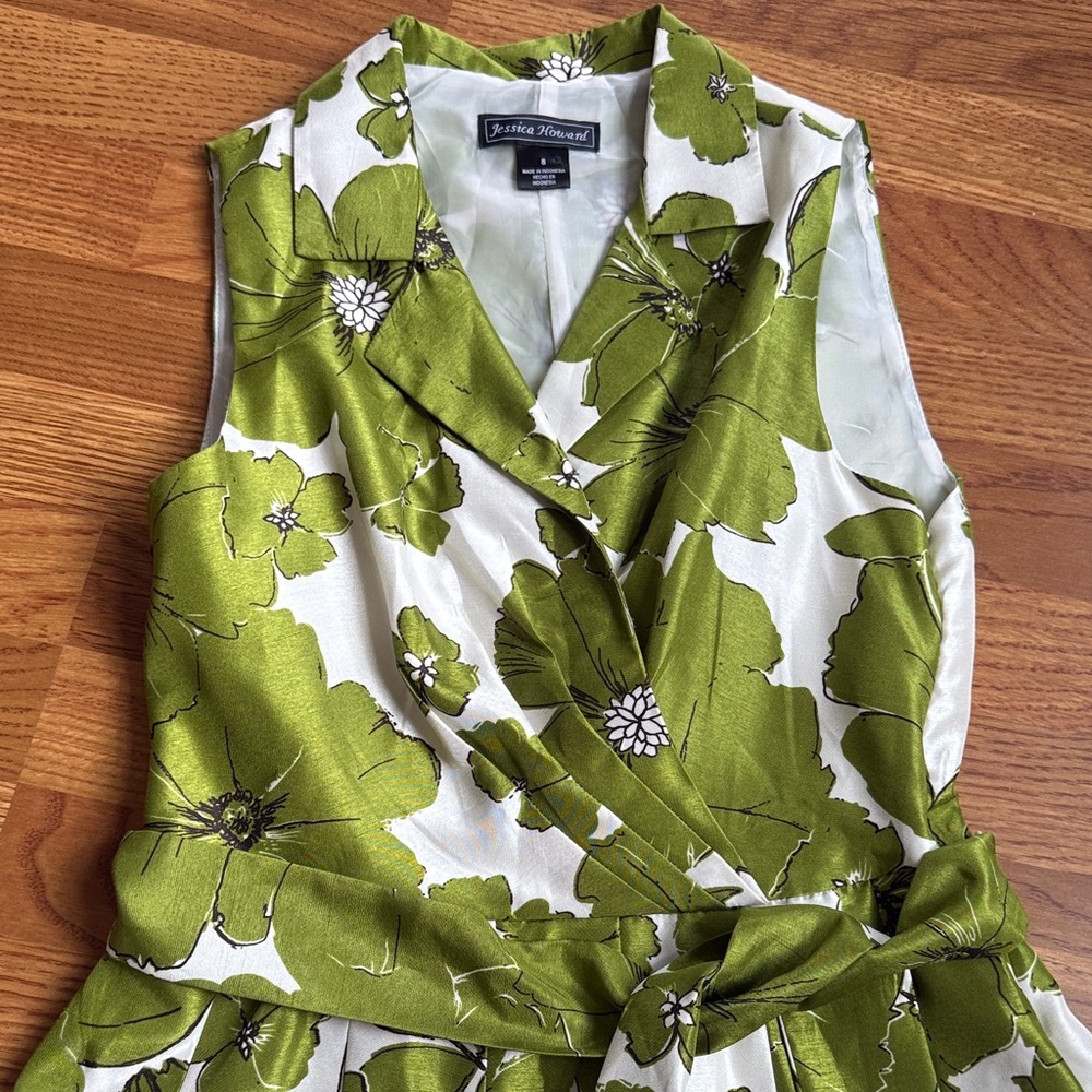 ***SOLD***Jessica Howard Floral Midi Dress - Picture 3 of 4